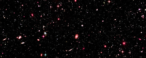 Wall Mural - deep field galaxies, supernova core pulsar neutron star.