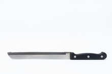 High-quality Bread Knife Isolated On A White Background