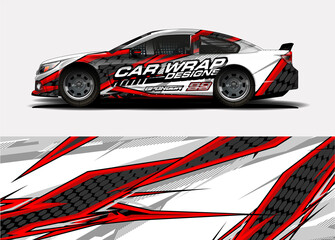 abstract background vector for racing car wrap design and vehicle livery 
