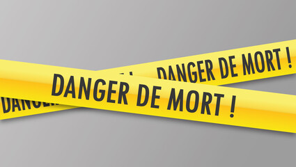 Canvas Print - Logo danger de mort.