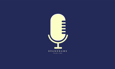 Microphone vector design, Podcast icon