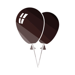 Sticker - Two Balloons Icon