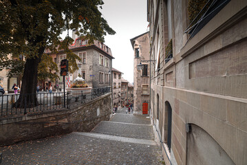 General views from the beautiful landmarks of the city from Switzerland