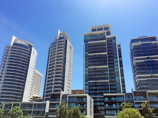 Wall Mural - Apartment buildings in Perth Western Australia