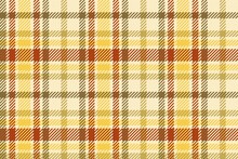 Autumn Sunny Day Warm Brown And Pale Green On Yellow Colors  Fabric Texture Of Traditional Checkered Gingham Seamless Ornament For Plaid, Tablecloths, Shirts, Tartan, Clothes, Dresses, Bedding