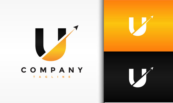 initial U launch fly logo
