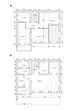 © Free_styler - Detailed architectural private house floor plan, apartment layout, blueprint. Vector illustration