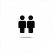 © is - two line person, mans icon vector