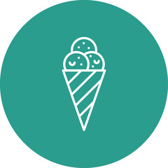 Wall Mural - Ice Cream Icon