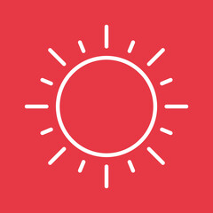 Poster - Sun Icon