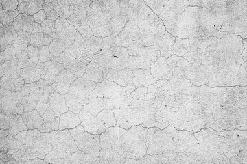 Wall Mural - Texture of a concrete wall with cracks and scratches which can be used as a background