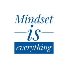 Sticker - ''Mindset is everything'' Lettering