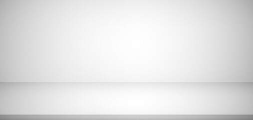 Wall Mural - empty abstract gray background with copy space. room studio for interior display products