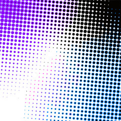 Sticker - Abstract halftone background