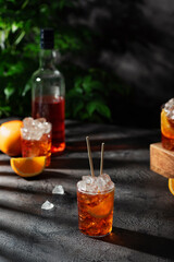 Canvas Print - Summer Italian cocktail aperol