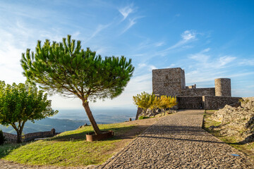 Sticker - Amazing castle on top of the rock in Marvao, Alentejo, Portugal