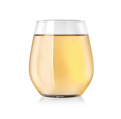 Canvas Print - wine glass tumbler isolated