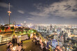 © Cavan Images - Skyview in Thailand full of people
