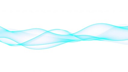 Wall Mural - abstract colorful wavy background in bright neon aqua cyan color. modern colorful wallpaper. looped 