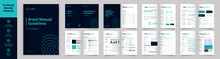 Brand Manual Template, Simple Style And Modern Layout Brand Style , Brand Book, Brand Identity, Brand Guideline, Guide Book