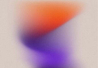 Wall Mural - retro gradient background with grain texture