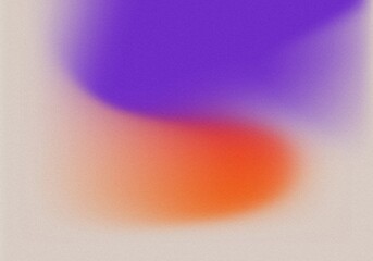 Wall Mural - retro gradient background with grain texture