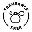 © Revolutionizzed - fragrance free black and white outline badge icon