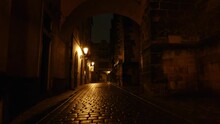 Narrow Street At Night