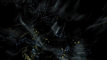 Wall Mural - Star Warp 061: Traveling through star fields in deep space - 60fps. Can be joined to Star Warp 062 to make a one minute seamless loop.