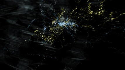 Wall Mural - Star Warp 062: Traveling through star fields in deep space - 60fps. Can be joined to Star Warp 061 to make a one minute seamless loop.