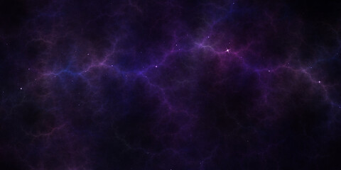 hdri panoramic space galaxy nebula map. space background with nebula and stars, equirectangular proj