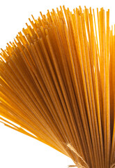 Wall Mural - raw spaghetti closeup