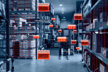 smart warehouse management system using augmented reality technology to identify package picking and