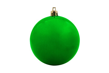 colorful Christmas  bauble isolated on white background 