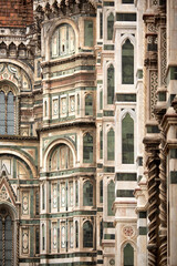 Sticker - Exterior detail Il Duomo Cathedral, Florence