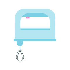 cake or cooking dough mixer icon or vector, flat design illustration