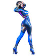 © vladnikon - 3D comics cosplay anime secret agent woman.