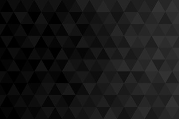 Wall Mural - abstract background pattern, triangle shape and diamond shape. black color gradient, elegant style. 