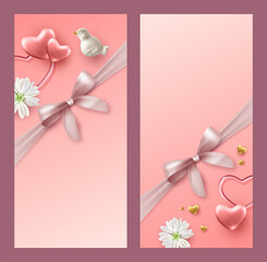 Canvas Print - Valentine's day banner