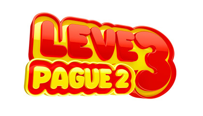 Wall Mural - Label for marketing campaign in Brazil. The name Leve 3 Pague 2 means buy 3 Pay 2. 3d Illustration