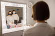 © Yaroslav Astakhov - Professional brow master is doing her job for beautiful caucasian woman at beauty salon