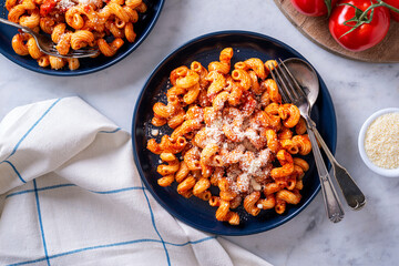 Wall Mural - Cavatappi Pasta with Tomato Sauce