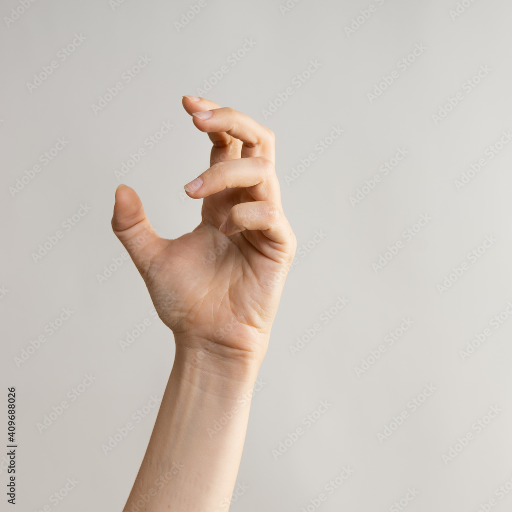 Attack Hand Sign Zombie hands attack, grabbing something hands with crooked fingers ...