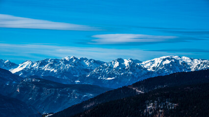 Wall Mural - winter alpine views