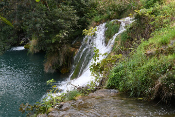 Krka National Park in Croatia. A beautiful park filled with waterfalls and lakes. 