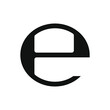 Illustration vector Estimated sign , e mark , e symbol. Marks for packaging.
Simple style and isolated on a blank background. 