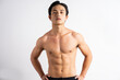 © Timeimage - Portrait of handsome young man with clean muscles and skin