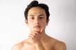 © Timeimage - Portrait of handsome young man with clean muscles and skin
