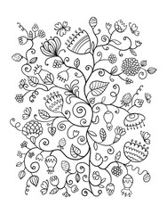 Poster - Floral background for your design