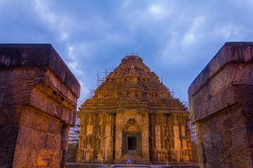 Konark Sun Temple in Orissa, India